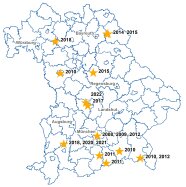 Stationen Initiative Wild und Wildkräuter (© LfL/Kotzi, J.)